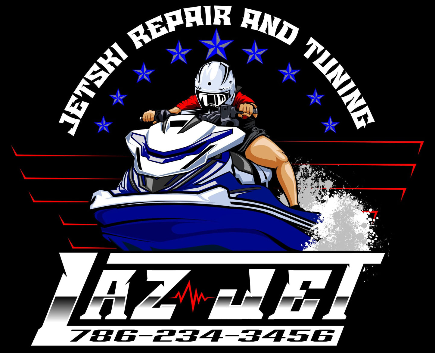LAZ JET FREE STICKERS
